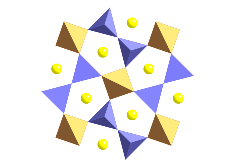 Structure of melilite